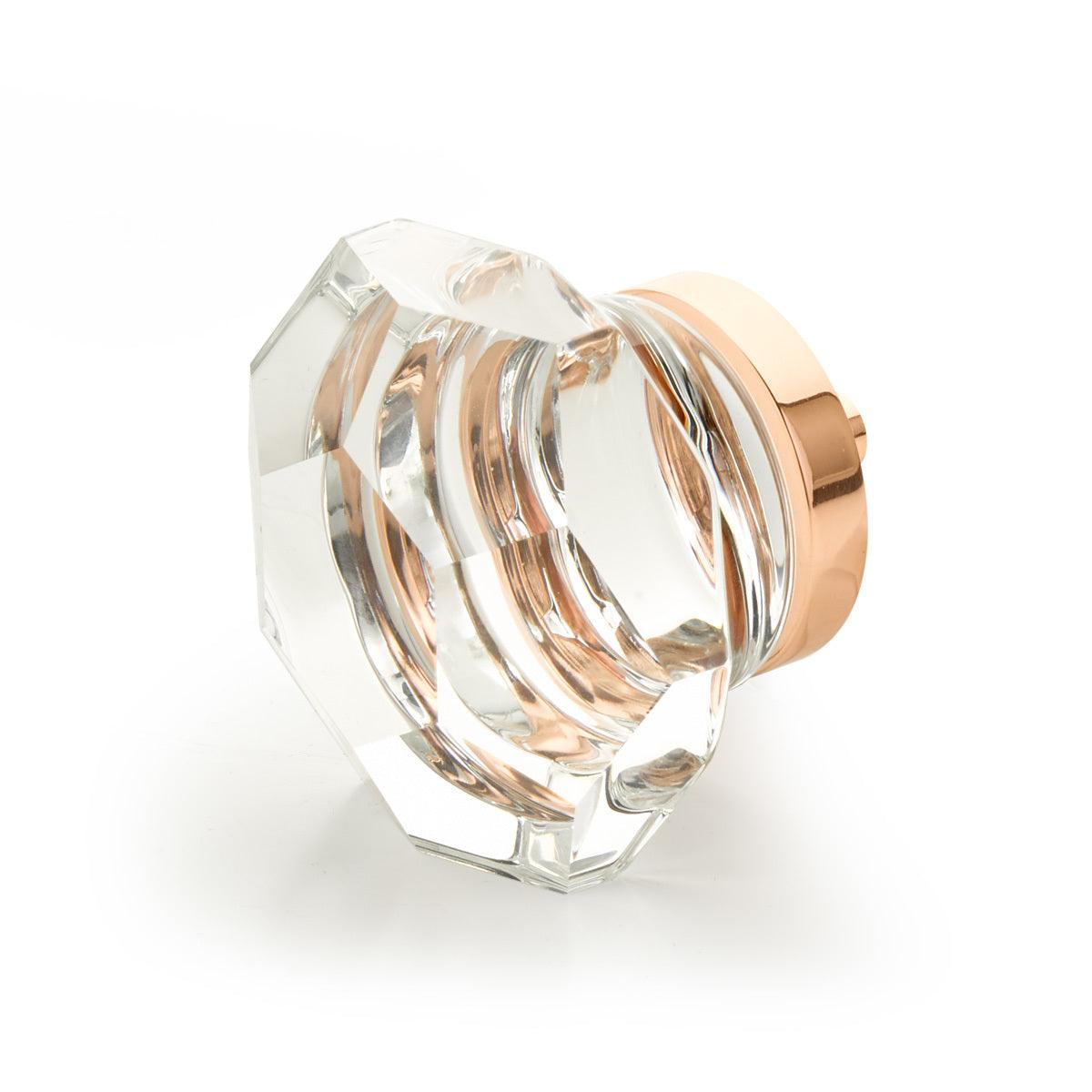 Schaub - City Lights Faceted Dome Glass Knob - 54-PRG | Montreal Lighting & Hardware