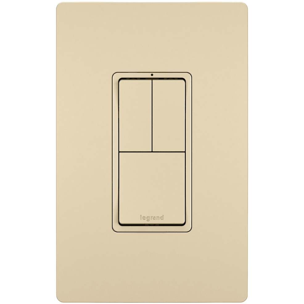 Legrand Radiant - radiant® Two Single-Pole Switches and Single Pole/3-Way Switch - RCD113I | Montreal Lighting & Hardware