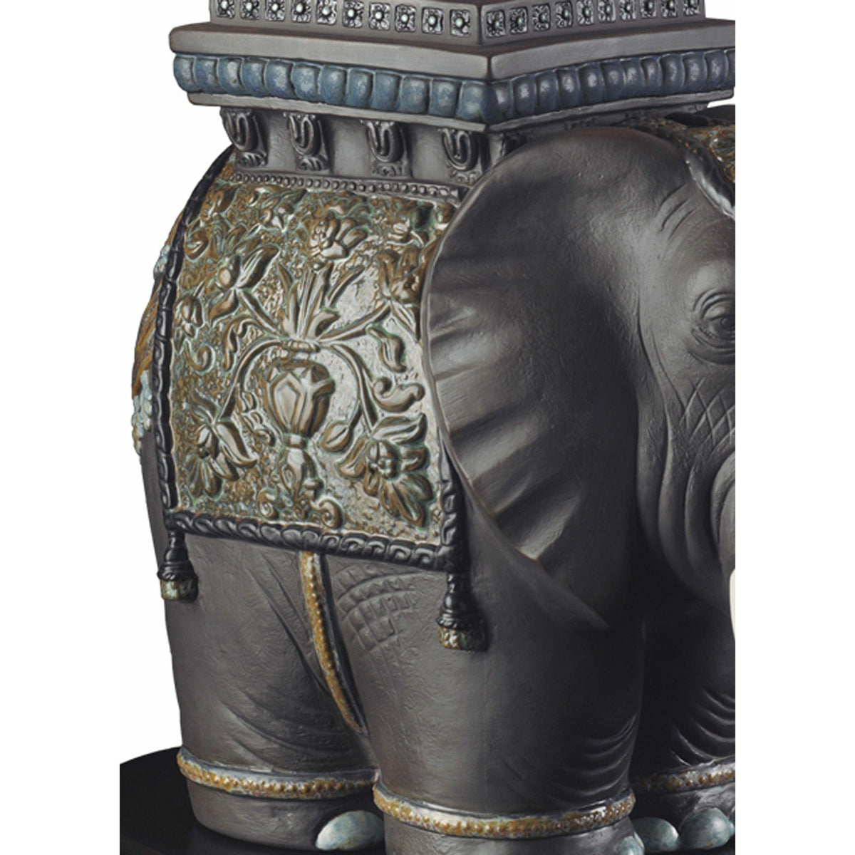 Lladro - Siamese Elephant Table Lamp - 01023090 | Montreal Lighting & Hardware