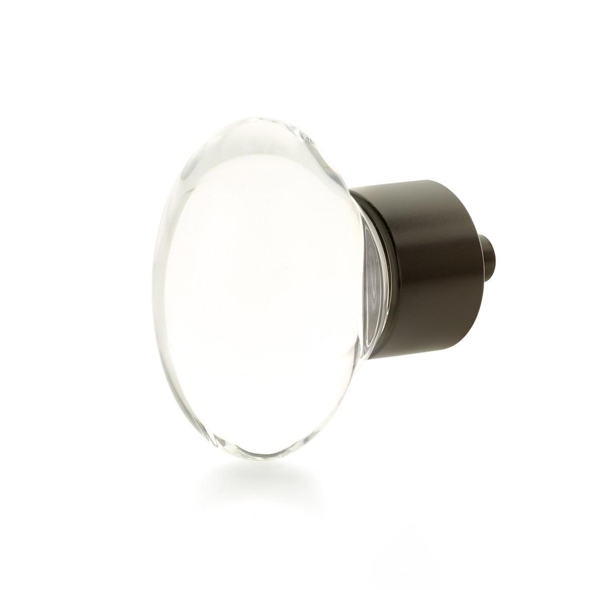 Schaub - City Lights Oval Glass Knob - 60-10B | Montreal Lighting & Hardware