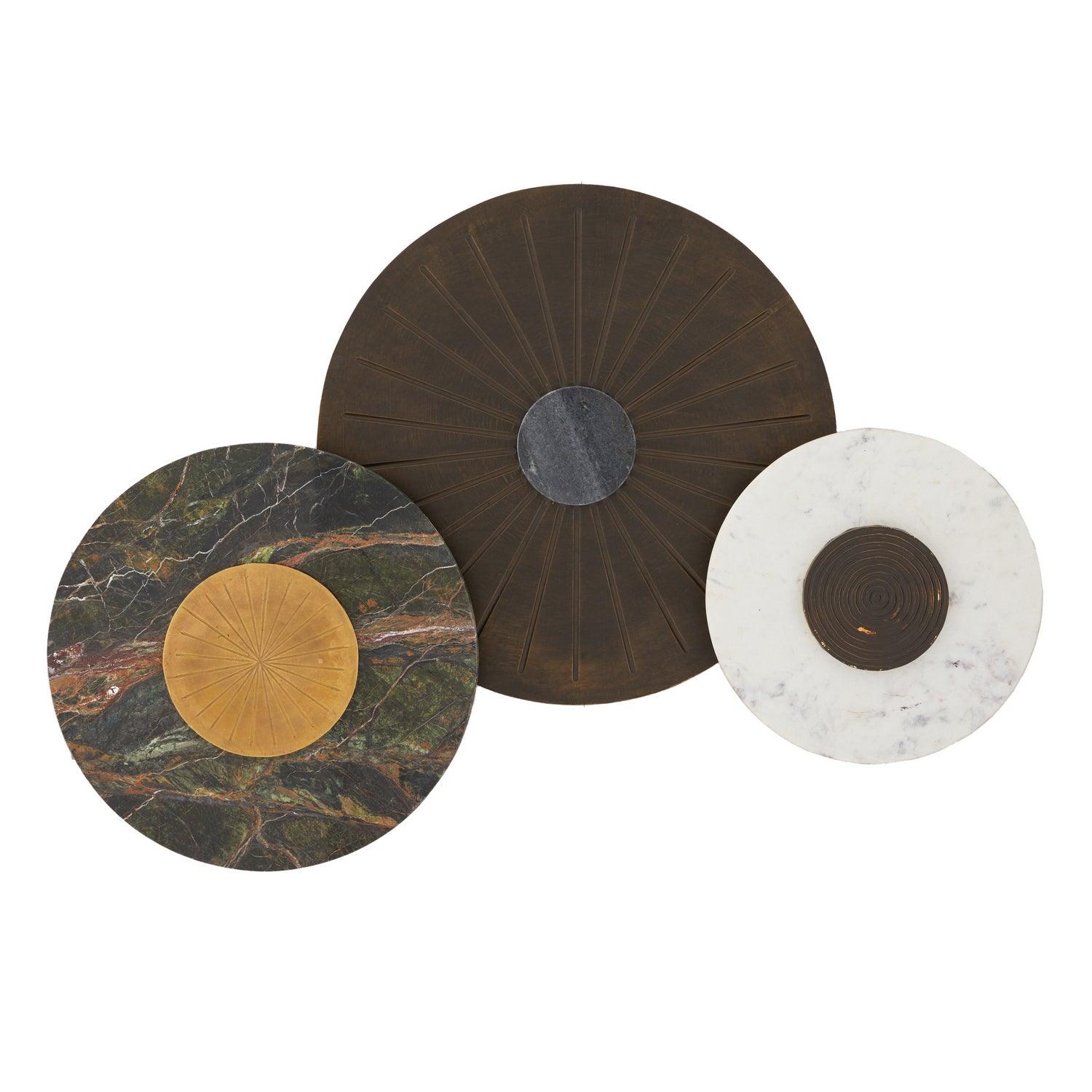 Arteriors - Rhodes Wall Plaques, Set of 3 - 6979 | Montreal Lighting & Hardware