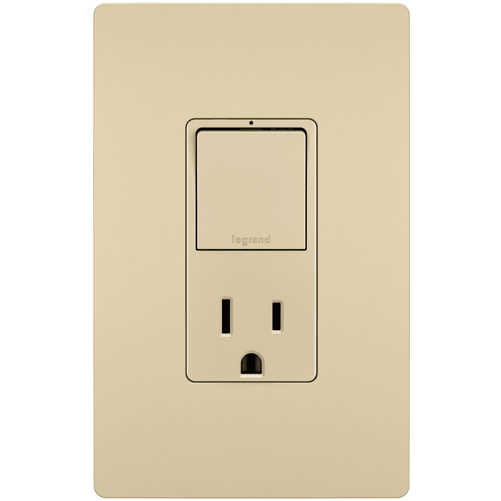 Legrand Radiant - radiant® Single Pole/3-Way Switch with 15A Tamper-Resistant Outlet - RCD38TRI | Montreal Lighting & Hardware