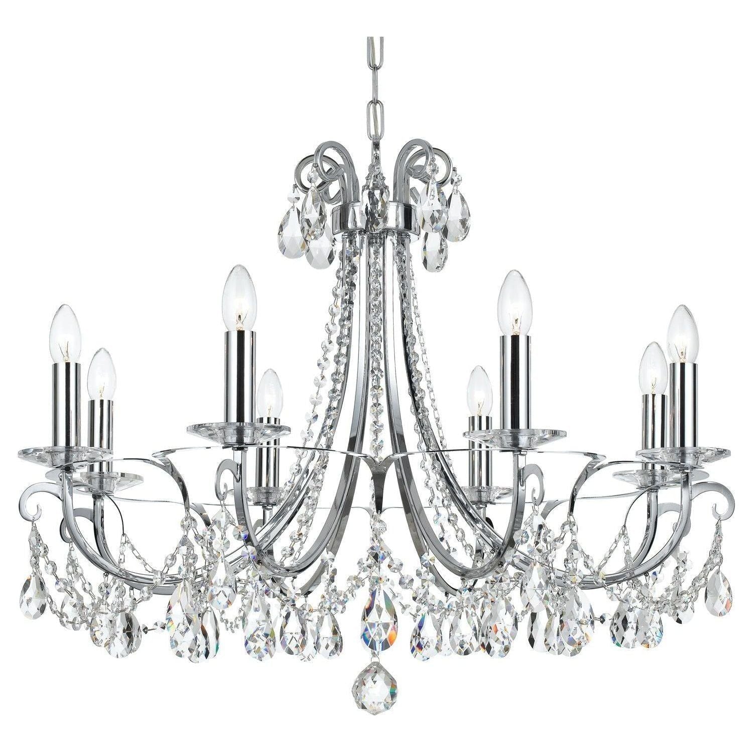 Crystorama - Othello Chandelier - 6828-CH-CL-MWP | Montreal Lighting & Hardware