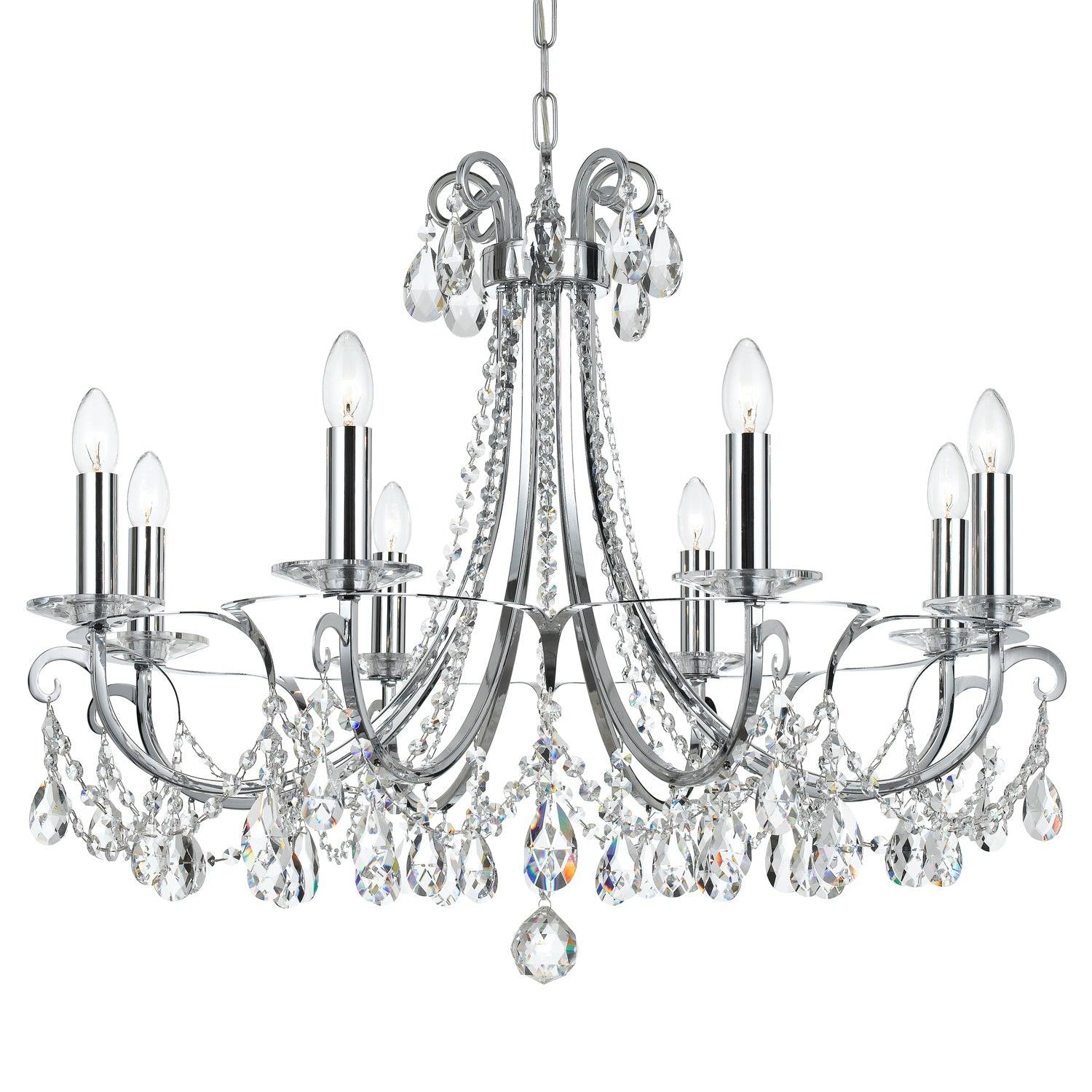 Crystorama - Othello Chandelier - 6828-CH-CL-MWP | Montreal Lighting & Hardware