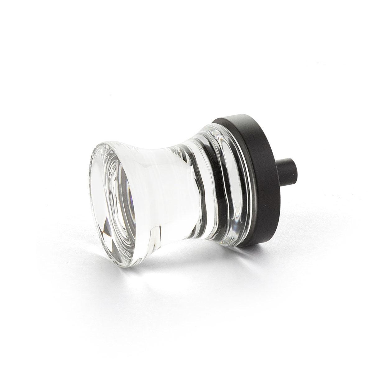 Schaub - City Lights Concave Glass Knob - 76-10B | Montreal Lighting & Hardware