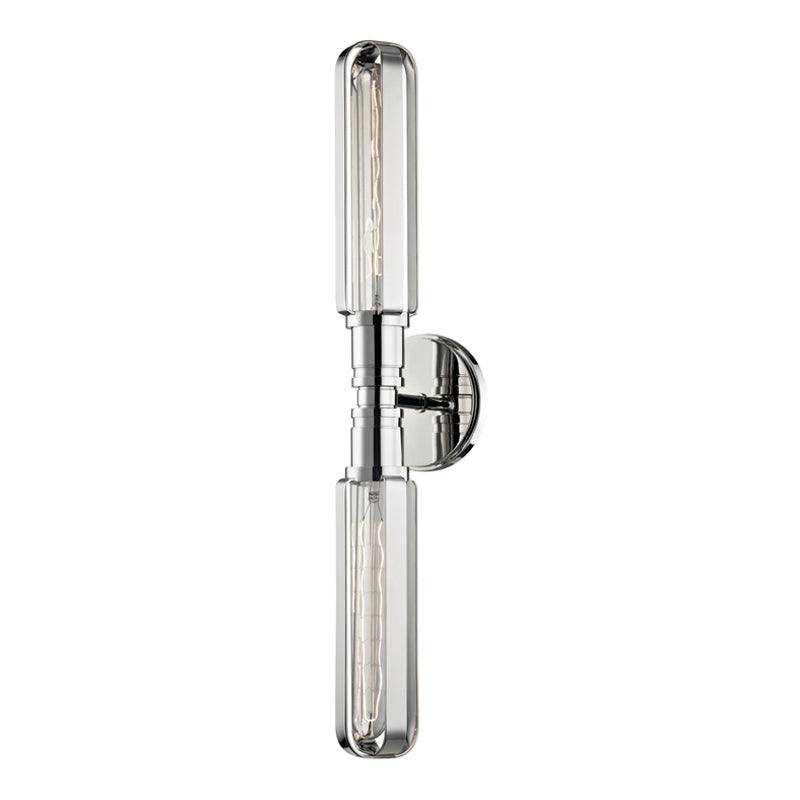 Hudson Valley Lighting - Red Hook Double Wall Sconce - 1092-PN | Montreal Lighting & Hardware