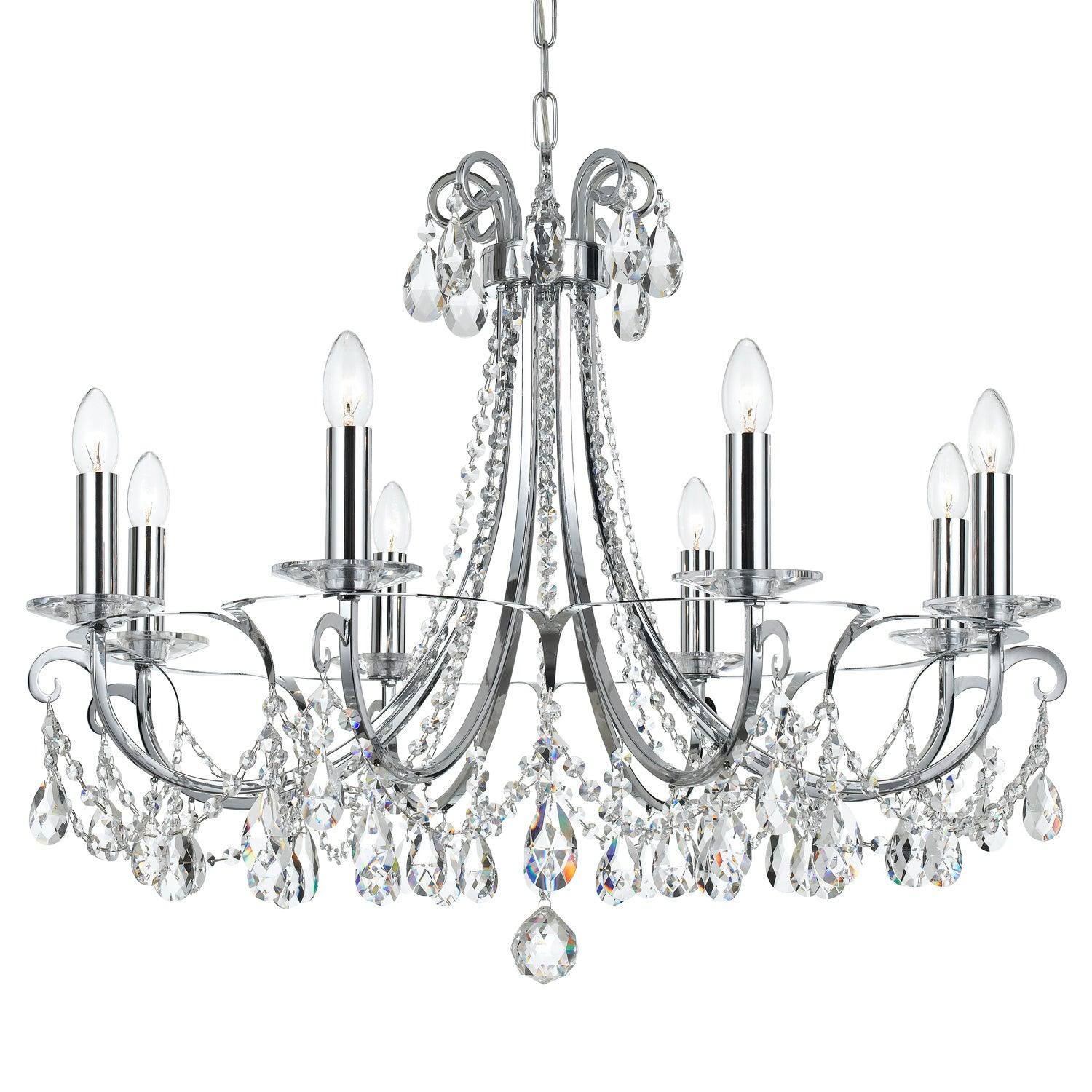 Crystorama - Othello Chandelier - 6828-CH-CL-S | Montreal Lighting & Hardware