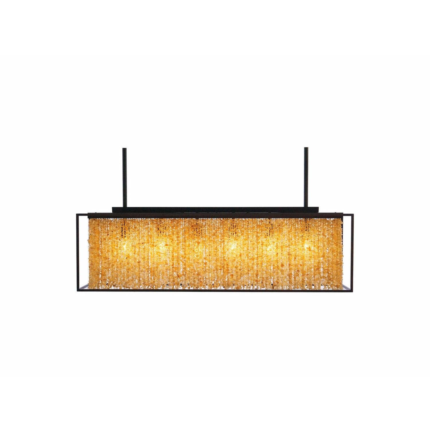 Avenue Lighting - Soho Linear Chandelier - HF9000-DBZ | Montreal Lighting & Hardware