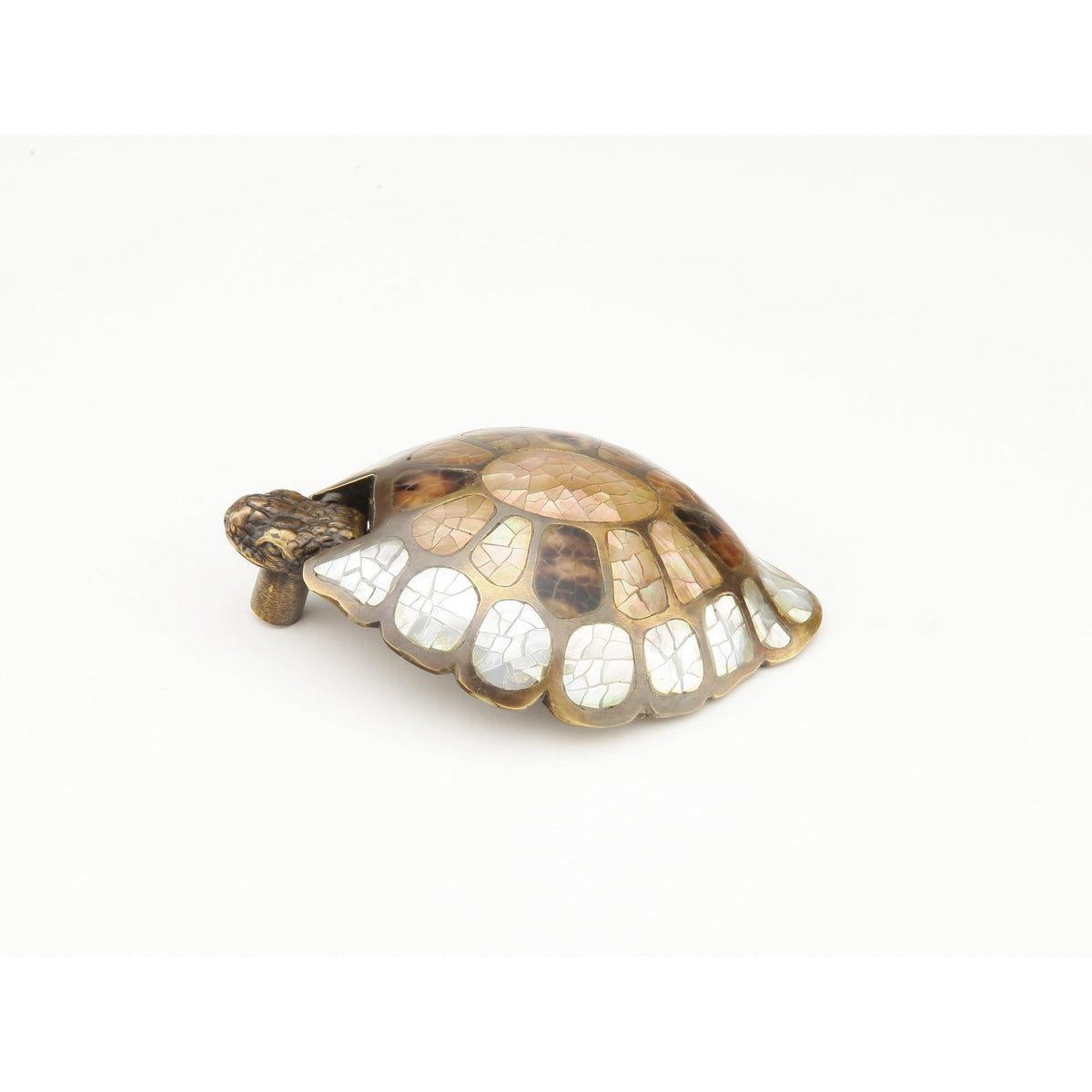 Schaub - Nature Turtle Pendant Pull - 864-MOP/ED | Montreal Lighting & Hardware