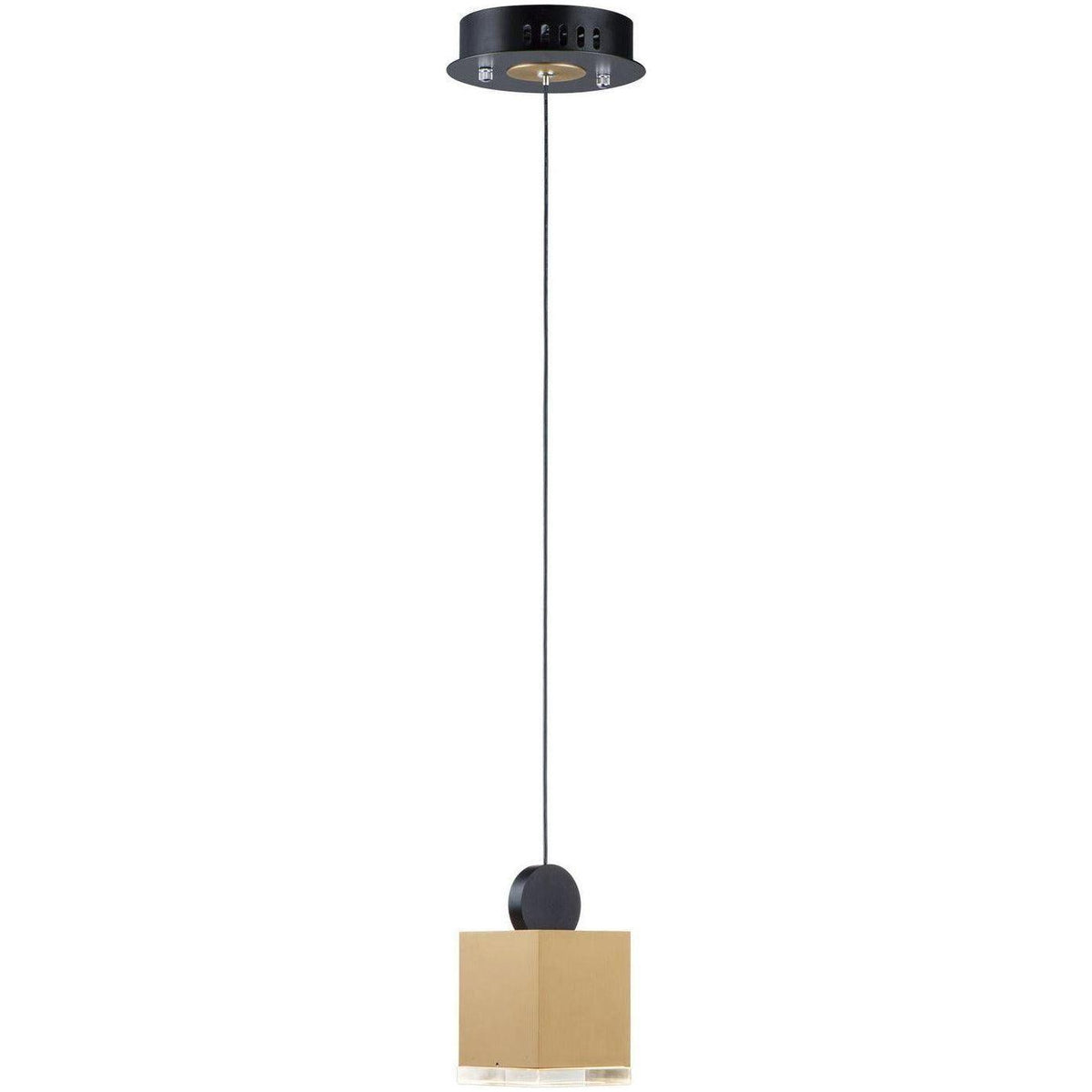 ET2 Lighting - Nob LED Pendant - E20860-75BKGLD | Montreal Lighting & Hardware