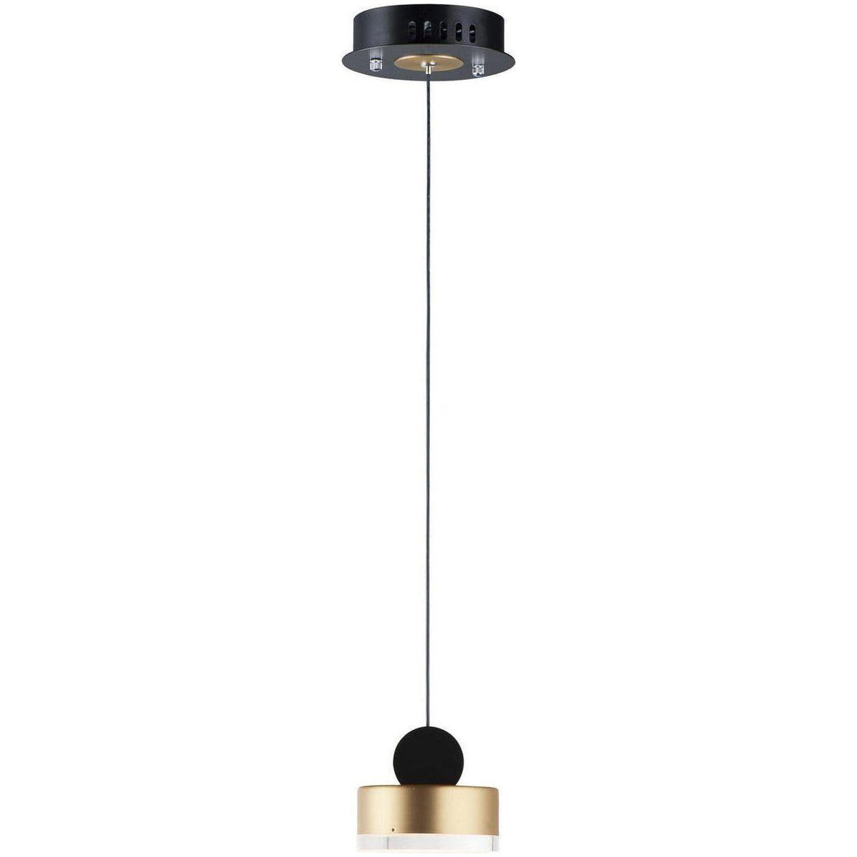 ET2 Lighting - Nob LED Pendant - E20861-75BKGLD | Montreal Lighting & Hardware