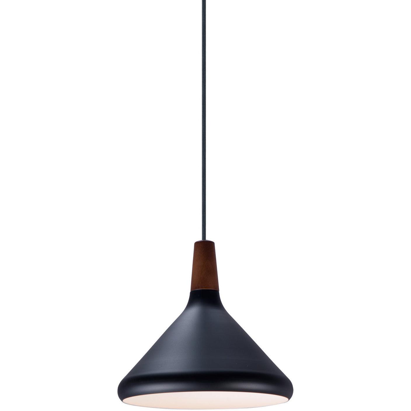 Maxim Lighting - Nordic Cone Pendant - 11350WNBK | Montreal Lighting & Hardware