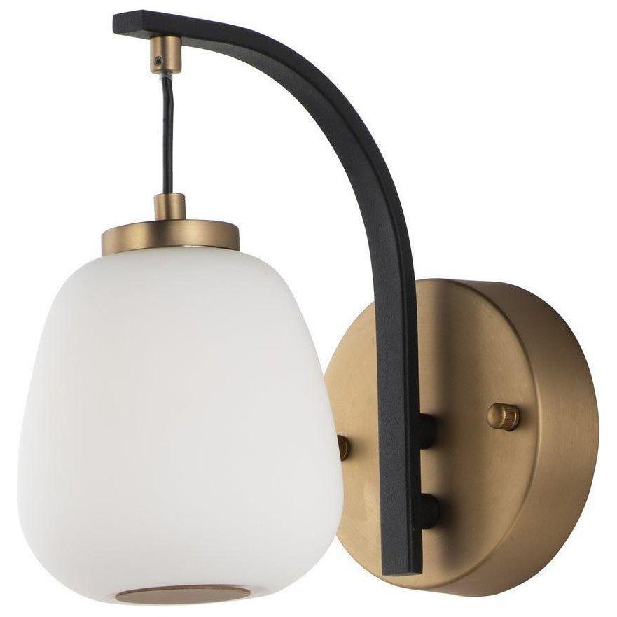 ET2 Lighting - Soji LED Wall Sconce - E25060-92BKGLD | Montreal Lighting & Hardware