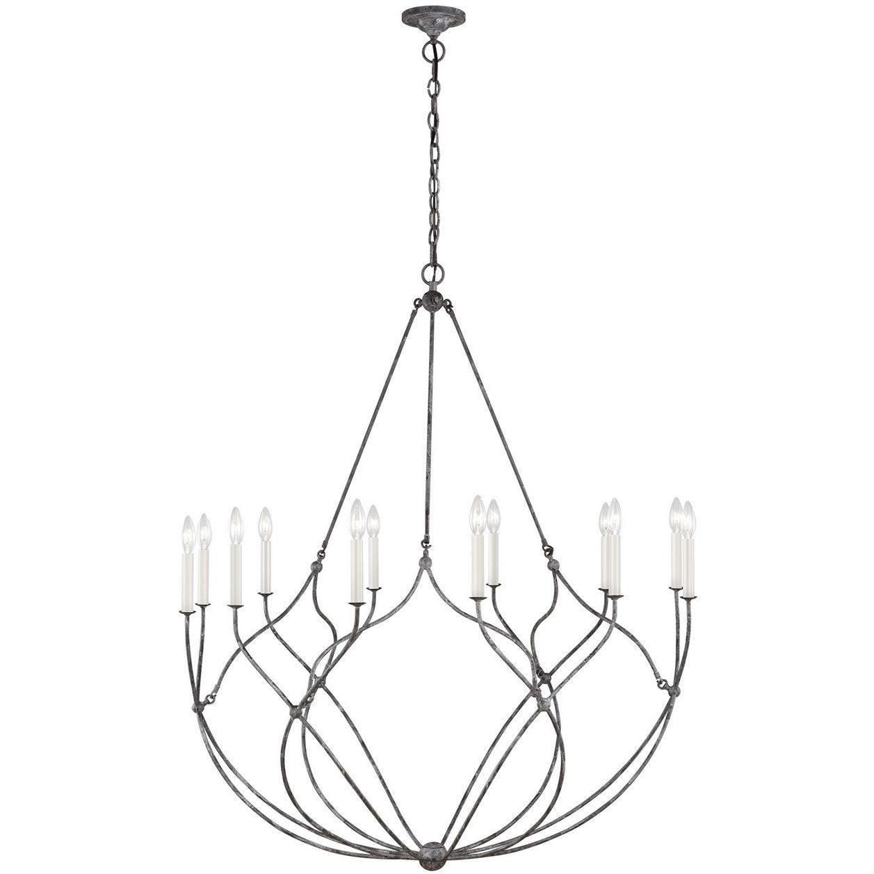 Montreal Lighting & Hardware - Richmond Chandelier by Visual Comfort Studio Collection | OVERSTOCK - CC11312WGV-OS | Montreal Lighting & Hardware