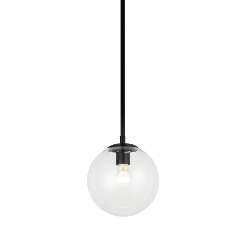 Matteo Lighting - Novo Round Pendant - C81711BKCL | Montreal Lighting & Hardware