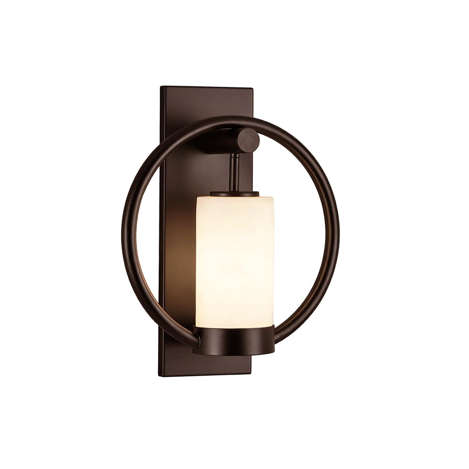 Justice Designs - Redondo Outdoor Wall Sconce - CLD-7732W-DBRZ | Montreal Lighting & Hardware
