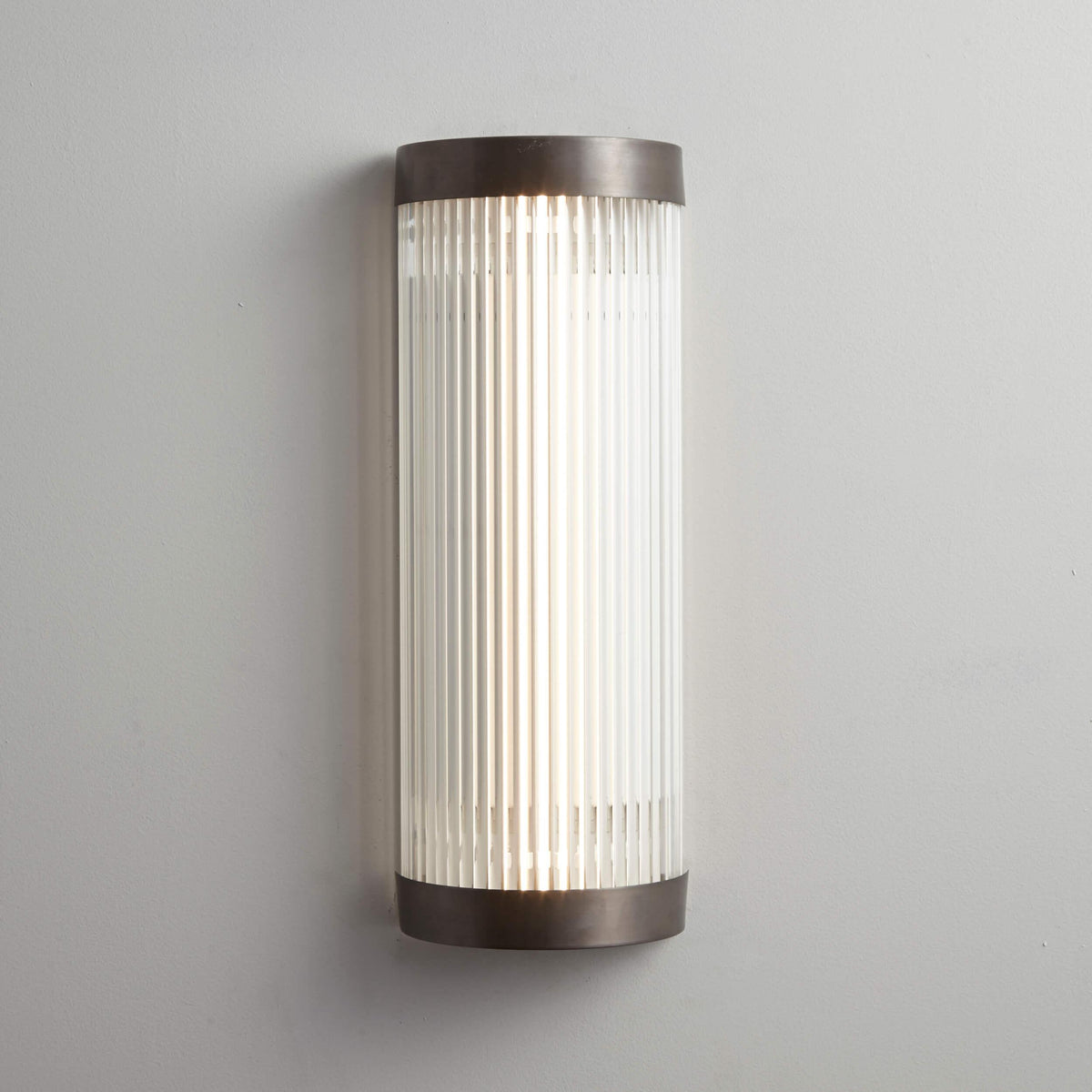 Davey Lighting - Wide Pillar Light 7210 (LED) - US-DP7210/40/BR/WE/LED | Montreal Lighting & Hardware