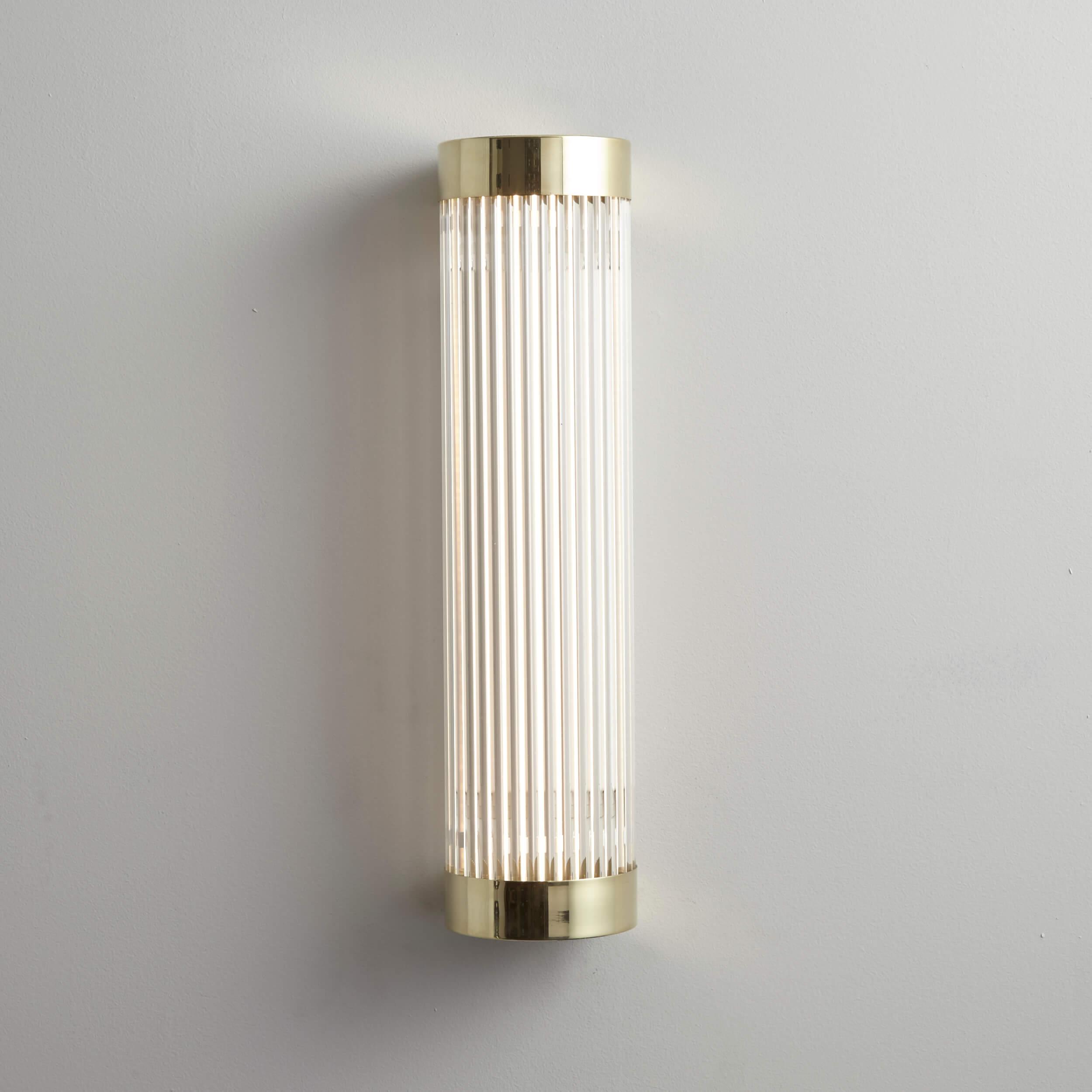 Davey Lighting - Narrow Pillar Light 7211 - US-DP7211/40/BR/PO/LED | Montreal Lighting & Hardware