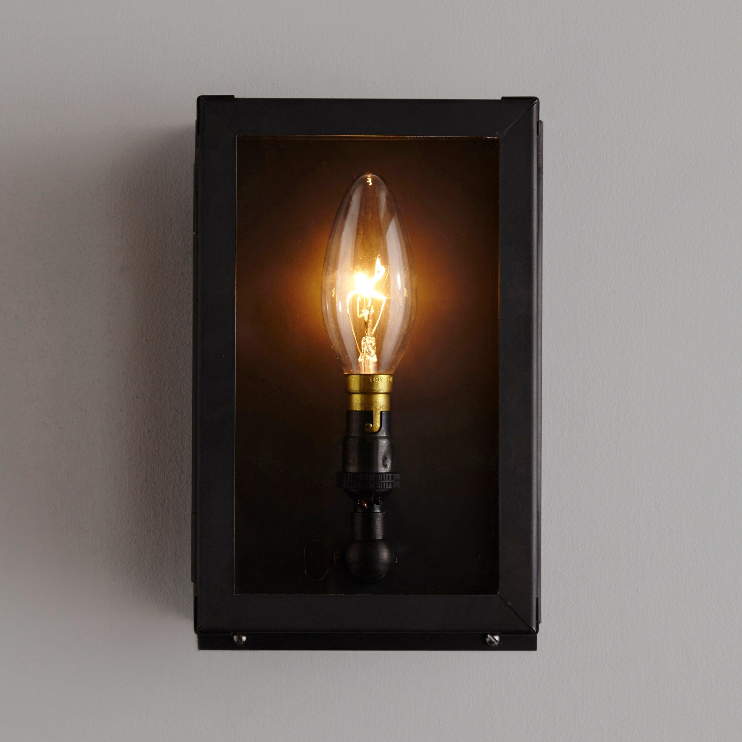 Davey Lighting - Miniature Box Wall Light 7643 - US-DP7643/BR/WE/CL | Montreal Lighting & Hardware