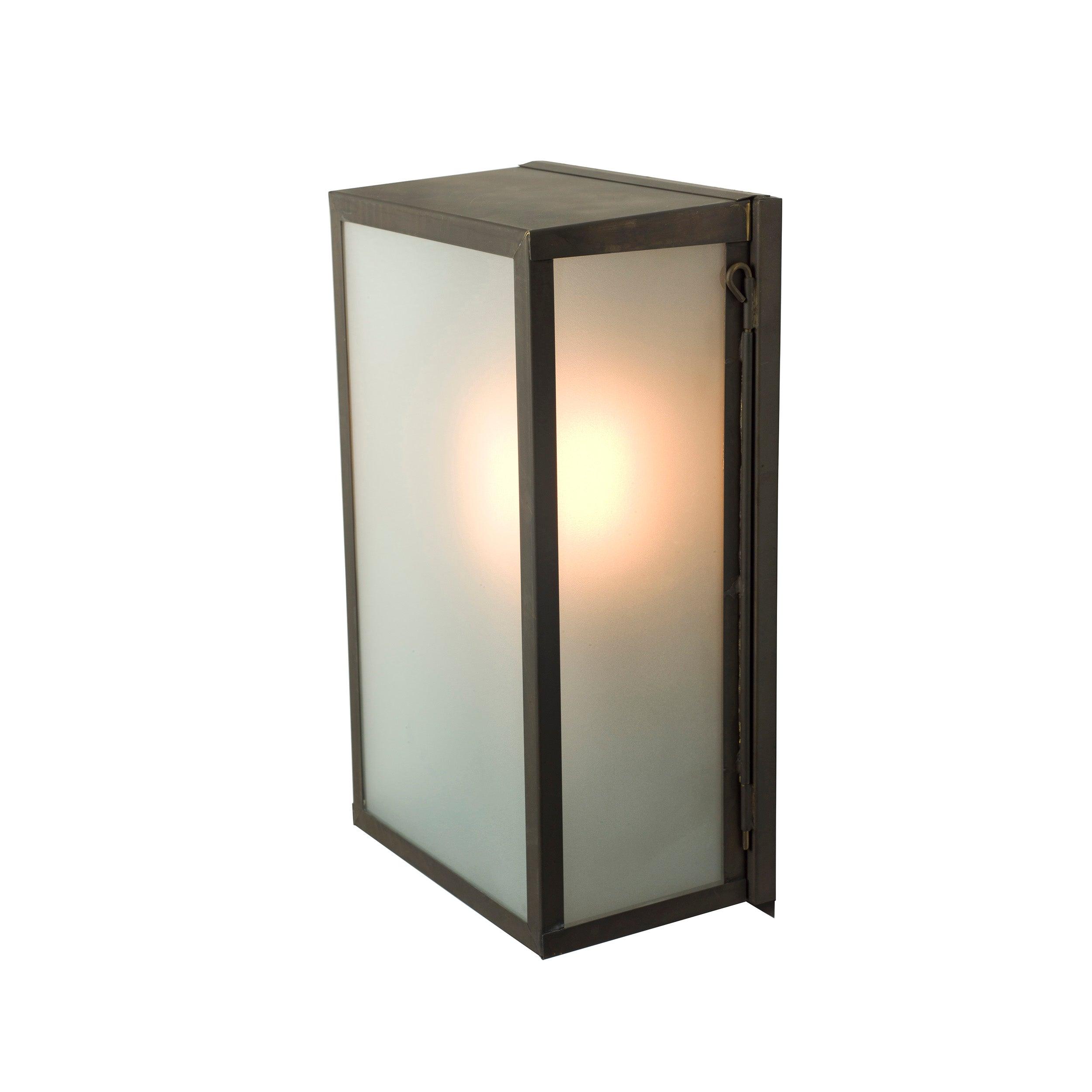 Davey Lighting - Medium Box Wall Light 7645 (Internally Glazed) - US-DP7645/BR/WE/FR | Montreal Lighting & Hardware