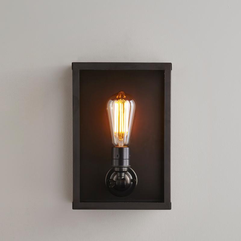 Davey Lighting - Medium Box Wall Light 7645 (Internally Glazed) - US-DP7645/BR/WE/CL | Montreal Lighting & Hardware