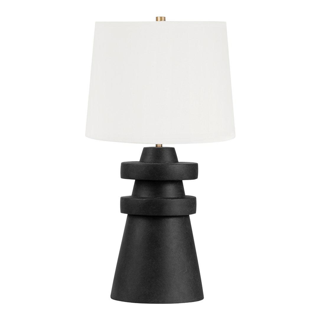 Troy Lighting - Grover Table Lamp - PTL1225-PBR/CCH | Montreal Lighting & Hardware