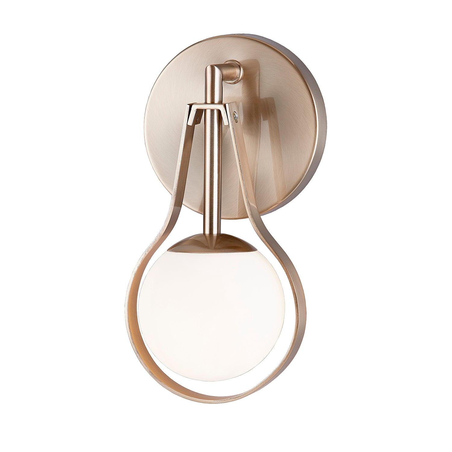 Justice Designs - Pearl Wall Sconce - FSN-4231-OPAL-BRSS | Montreal Lighting & Hardware