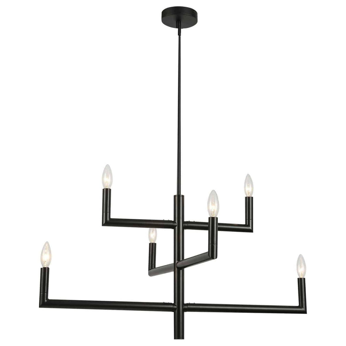 Dainolite - Nora Chandelier - NOR-326C-MB | Montreal Lighting & Hardware