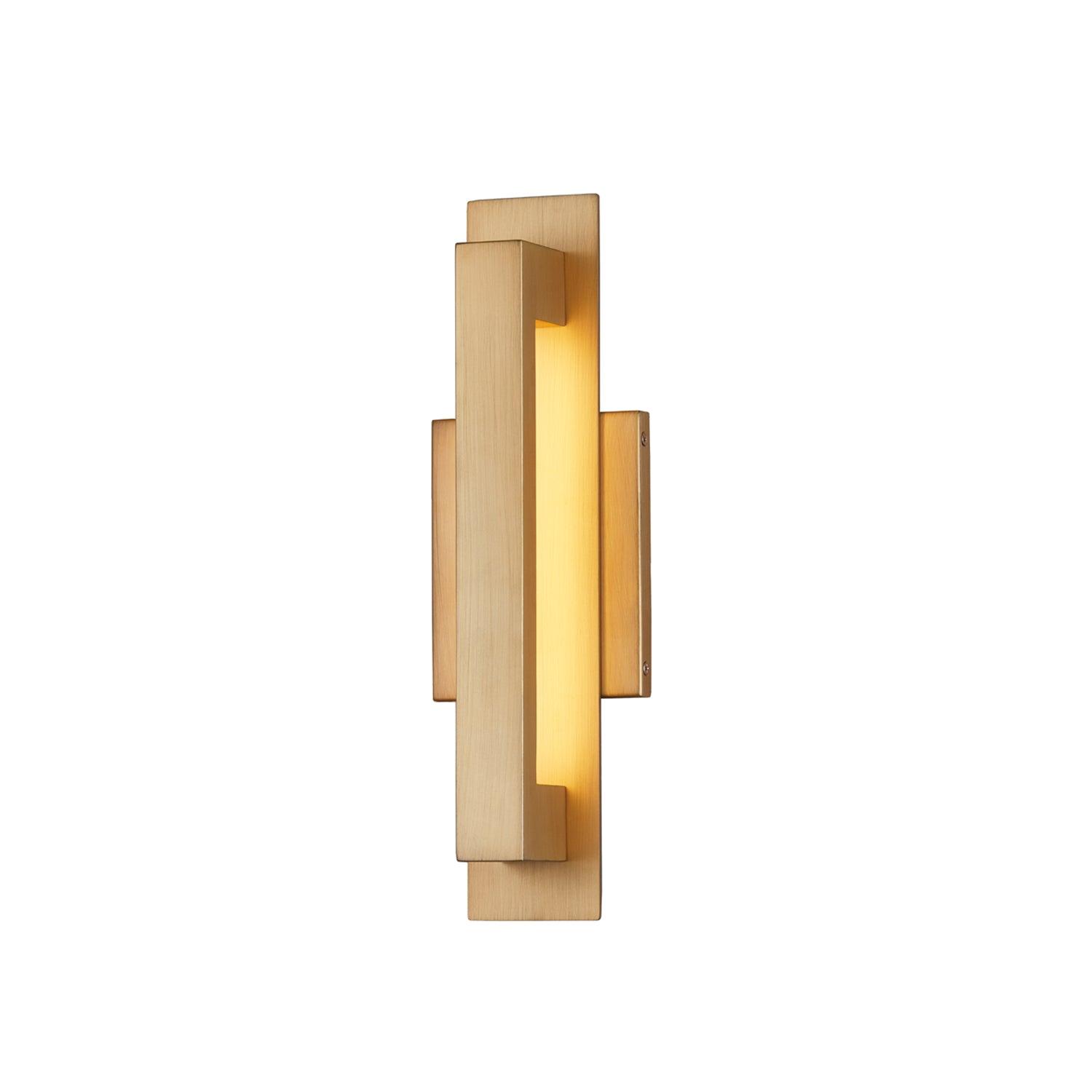 Justice Designs - Catalina LED Outdoor Wall Sconce - NSH-7722W-BGLD | Montreal Lighting & Hardware