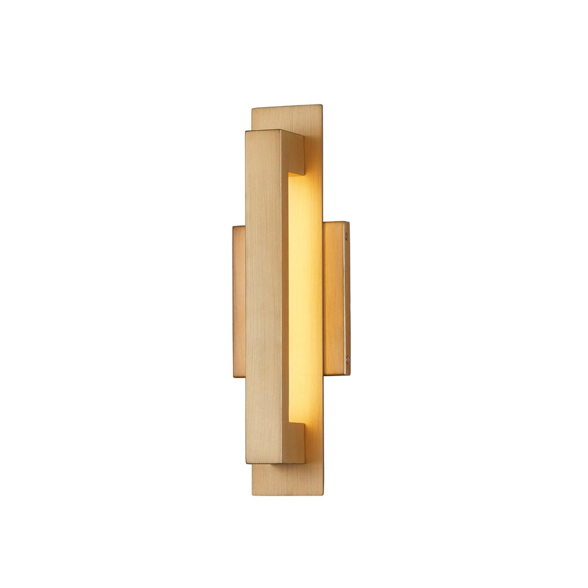Justice Designs - Catalina LED Outdoor Wall Sconce - NSH-7722W-BGLD | Montreal Lighting & Hardware