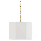 Dainolite - Octavia-Pendant - OCV-161P-AGB-WH | Montreal Lighting & Hardware