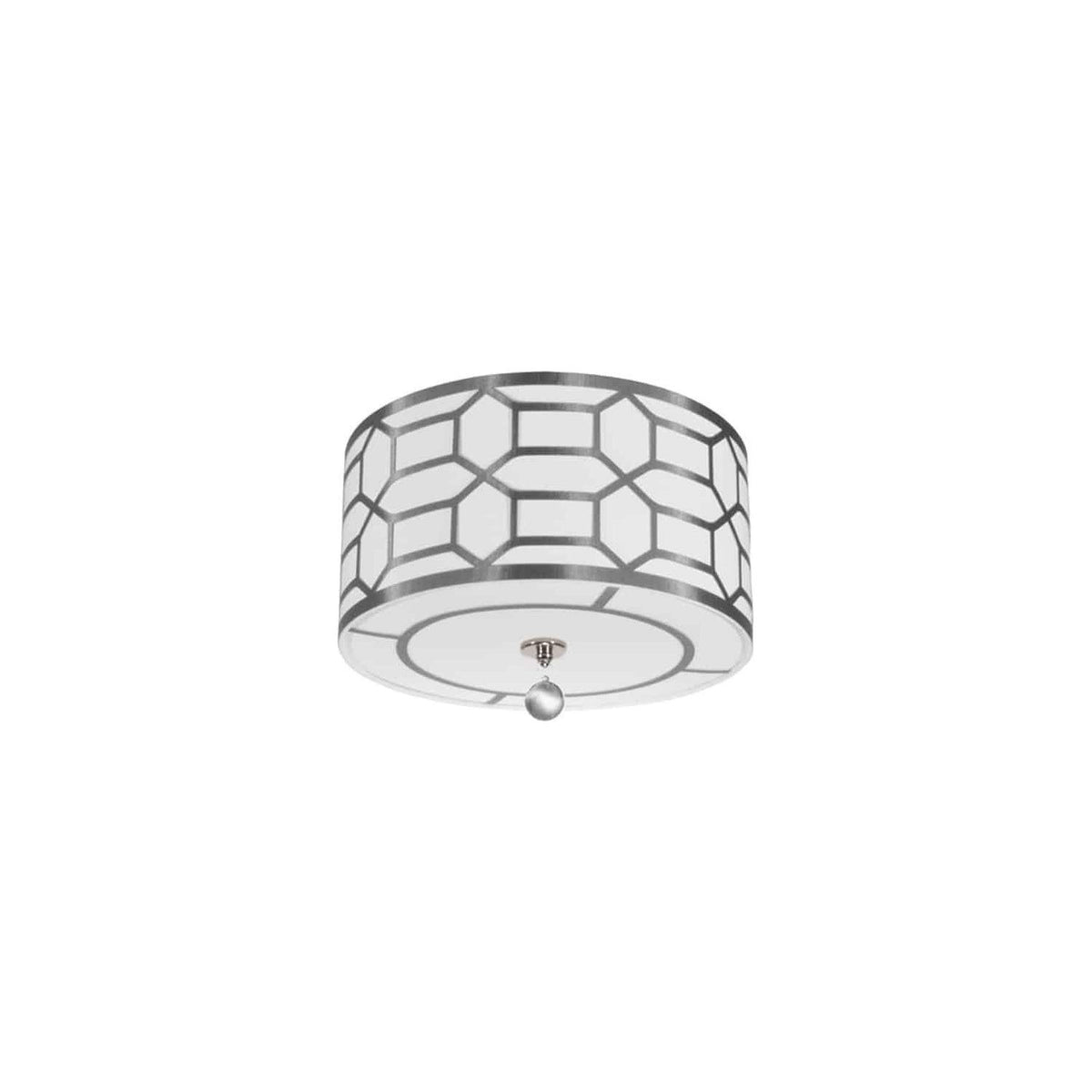 Dainolite - Pembroke Flush Mount - PEM-153FH-PC-SV | Montreal Lighting & Hardware