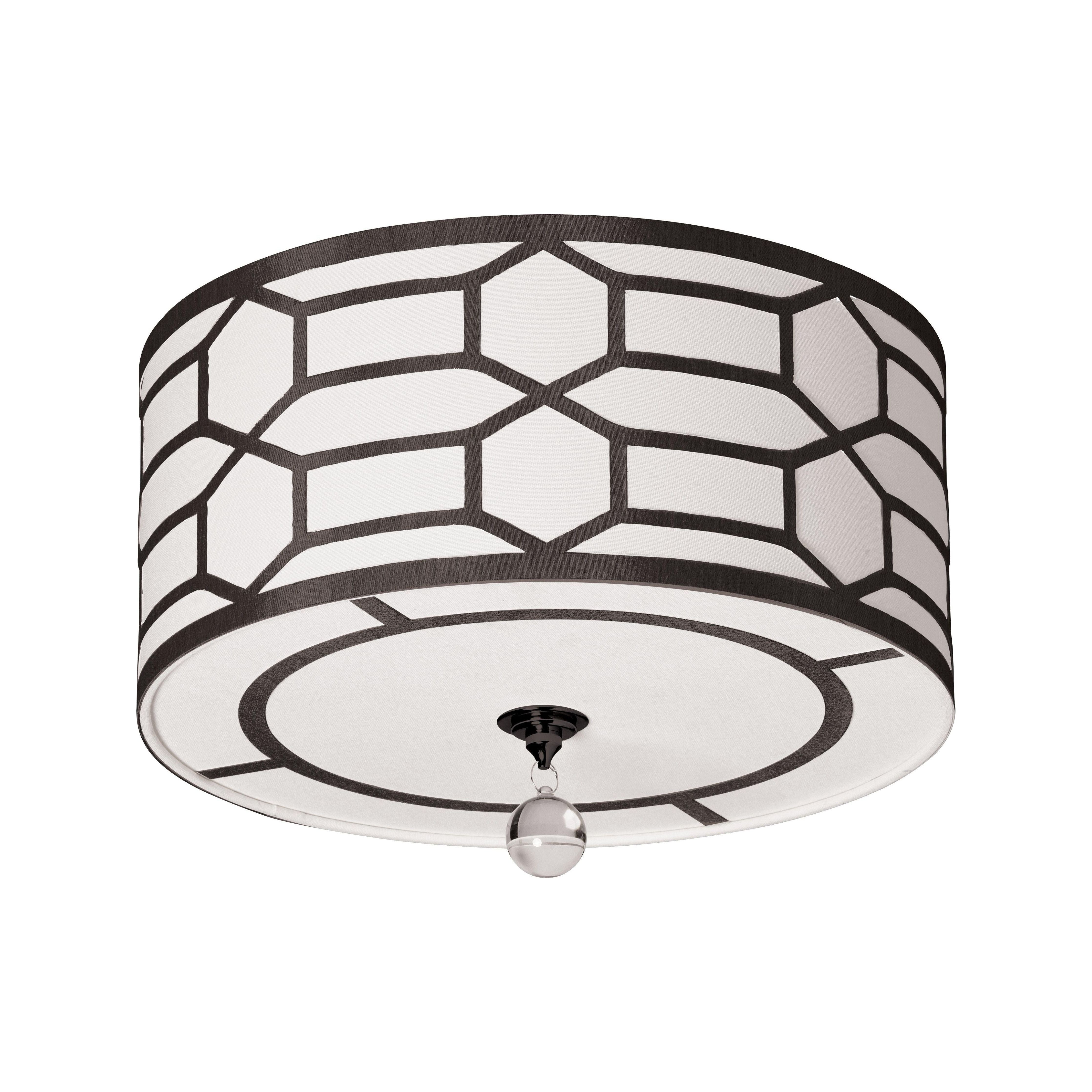Dainolite - Pembroke Flush Mount - PEM-184FH-MB-BW | Montreal Lighting & Hardware