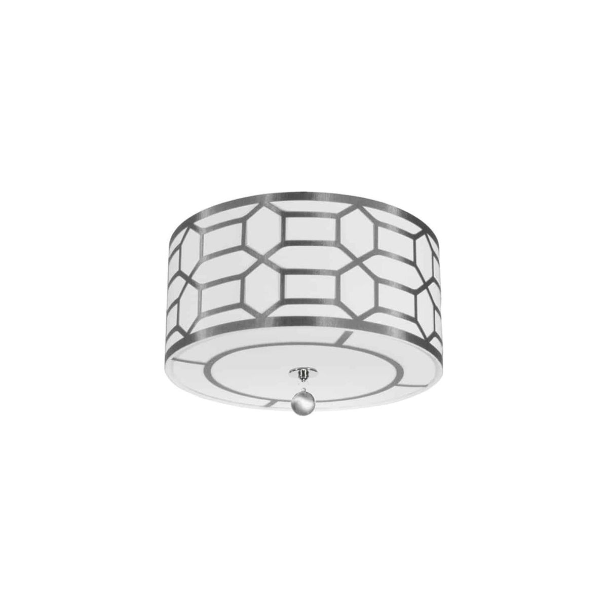Dainolite - Pembroke Flush Mount - PEM-184FH-PC-SV | Montreal Lighting & Hardware