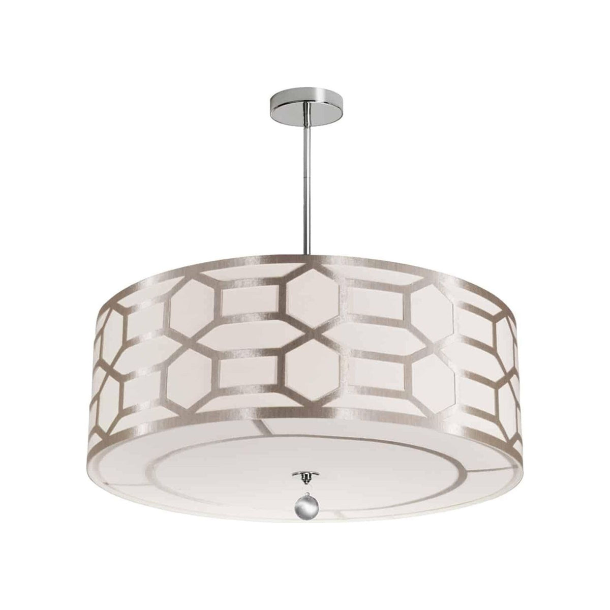 Dainolite - Pembroke Flush Mount - PEM-244P-PC-WG | Montreal Lighting & Hardware