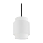 Dainolite - Priya Pendant - PYA-141P-MB-WH | Montreal Lighting & Hardware