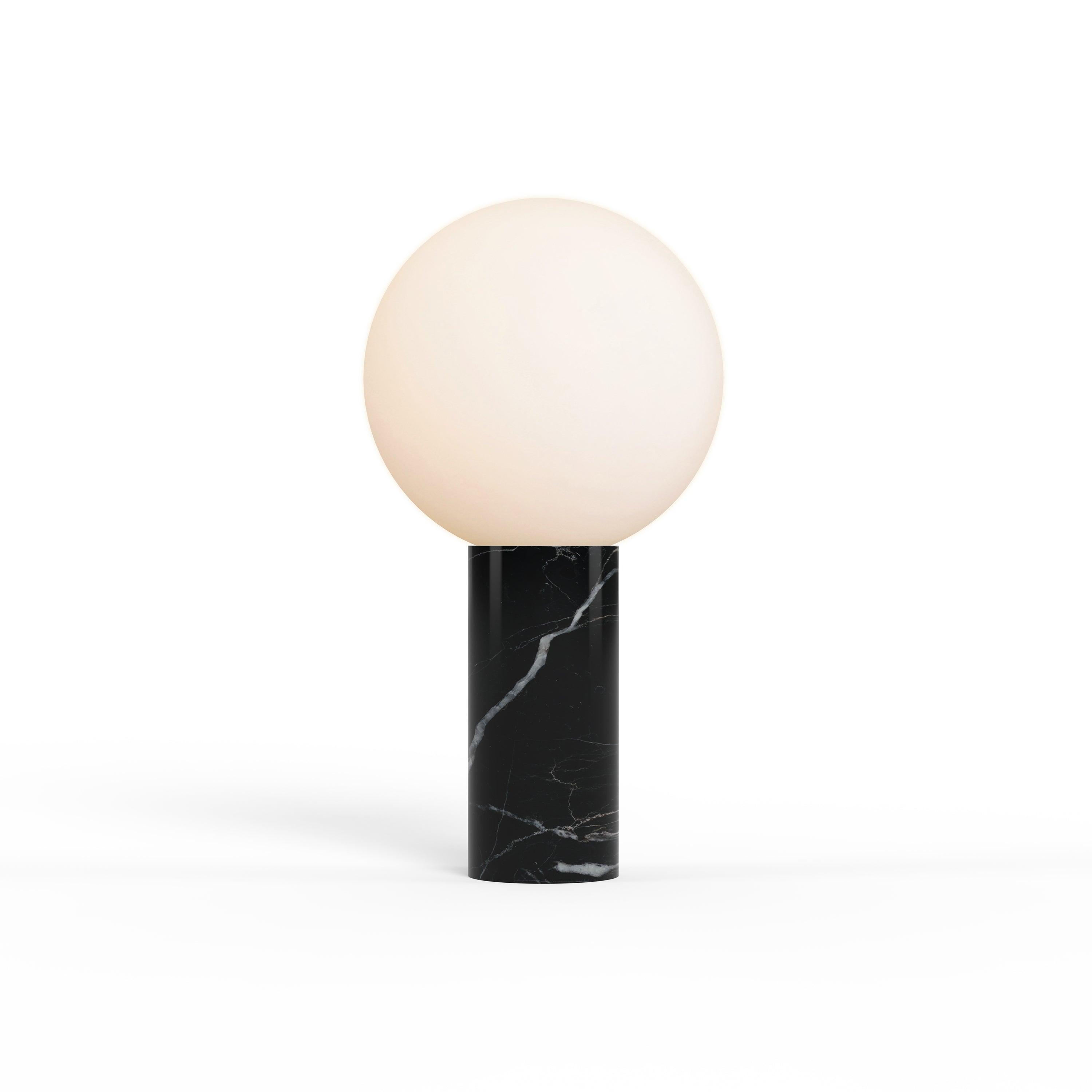 Pablo Designs - Pilar Table Lamp - PILA MRBL BLK | Montreal Lighting & Hardware