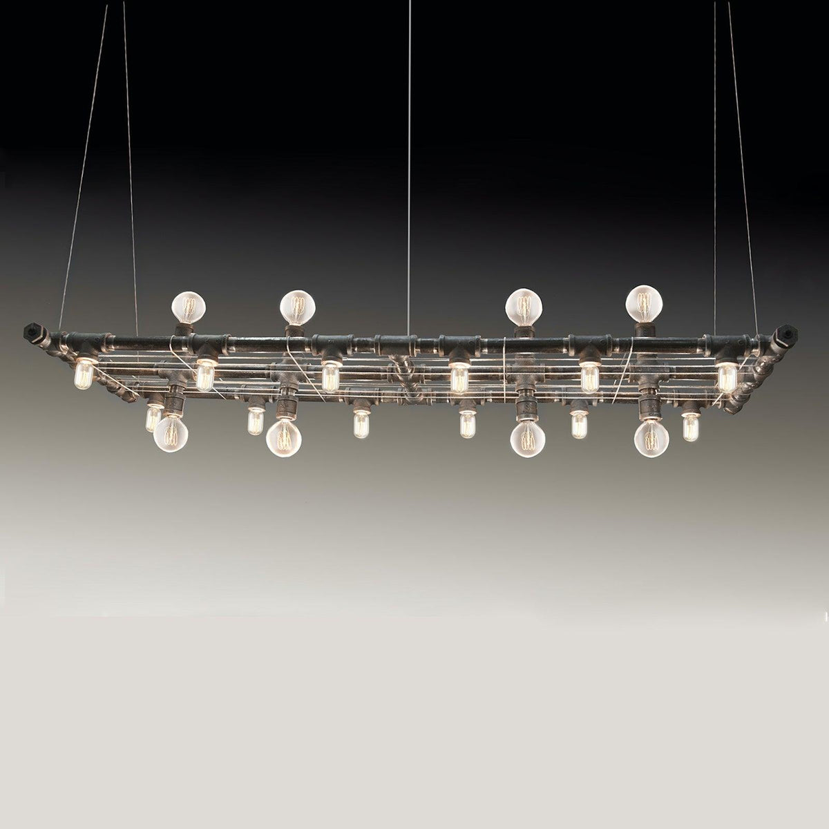 Michael Mchale Designs - Raw Banqueting Linear Suspension - RAW-3 | Montreal Lighting & Hardware