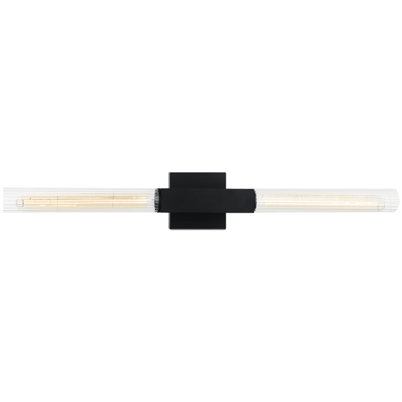 Matteo Lighting - Odelle Linear Wall Sconce - S03112BK | Montreal Lighting & Hardware