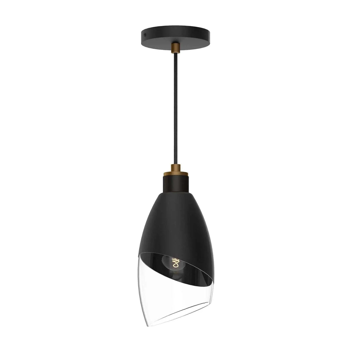 Alora Lighting - Capri Pendant - PD587105MBCL | Montreal Lighting & Hardware
