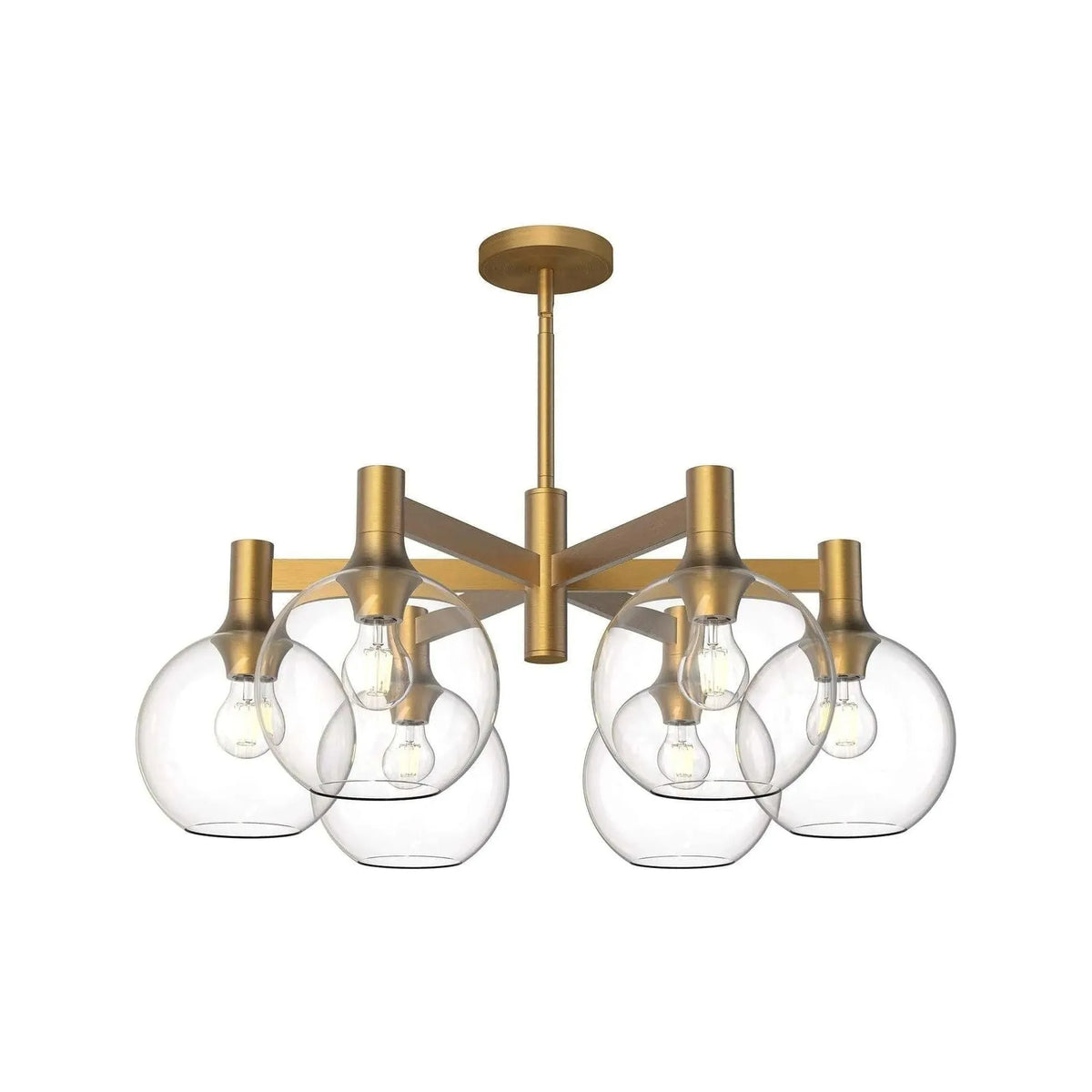 Alora Lighting - Castilla Chandelier - CH506230AGCL | Montreal Lighting & Hardware