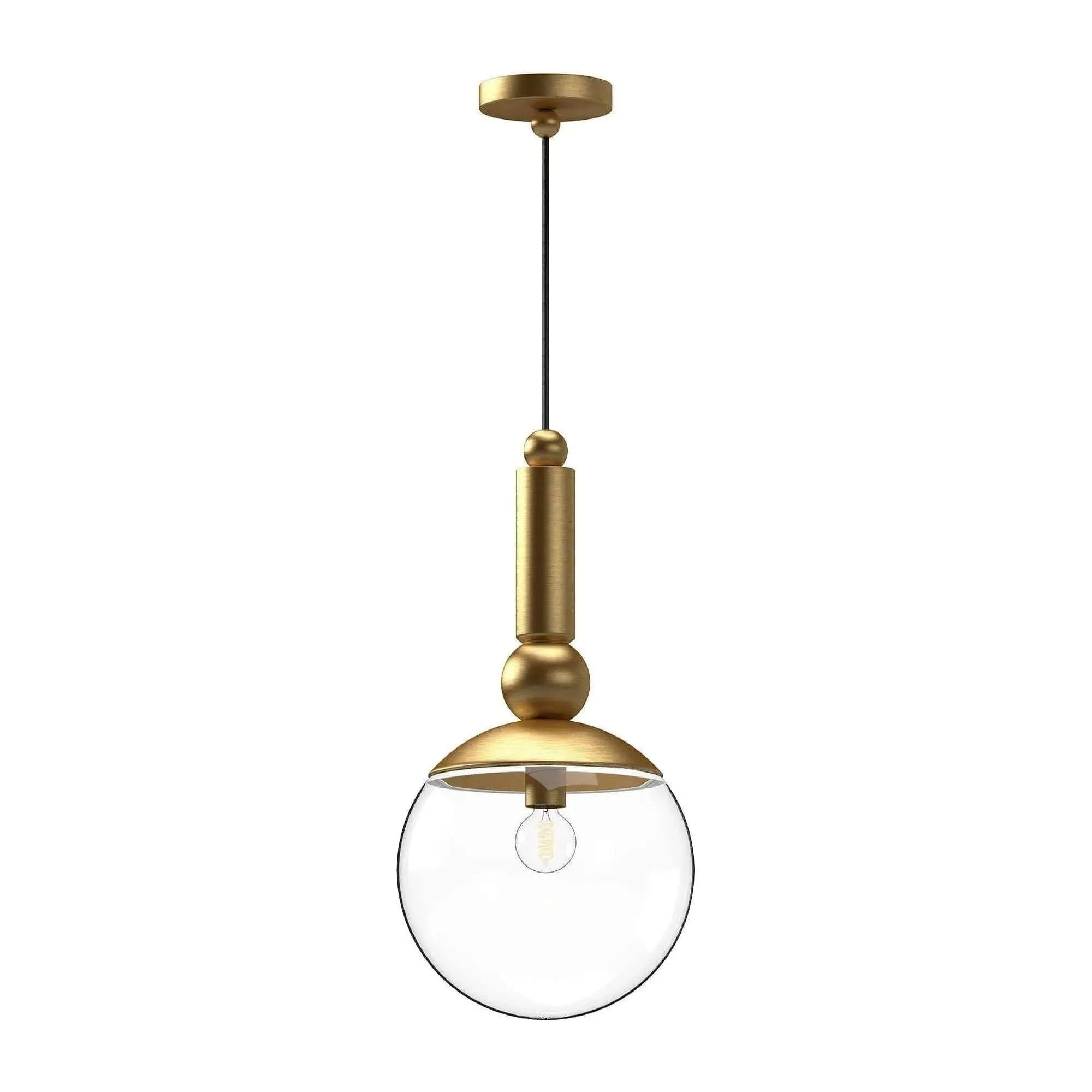 Alora Lighting - Delilah Pendant - PD560510BGCL | Montreal Lighting & Hardware