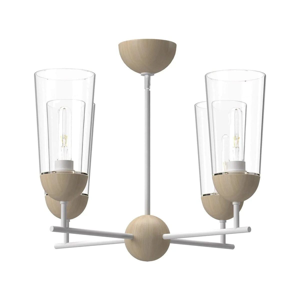 Alora Lighting - Emil Chandelier - CH542324WHWK | Montreal Lighting & Hardware