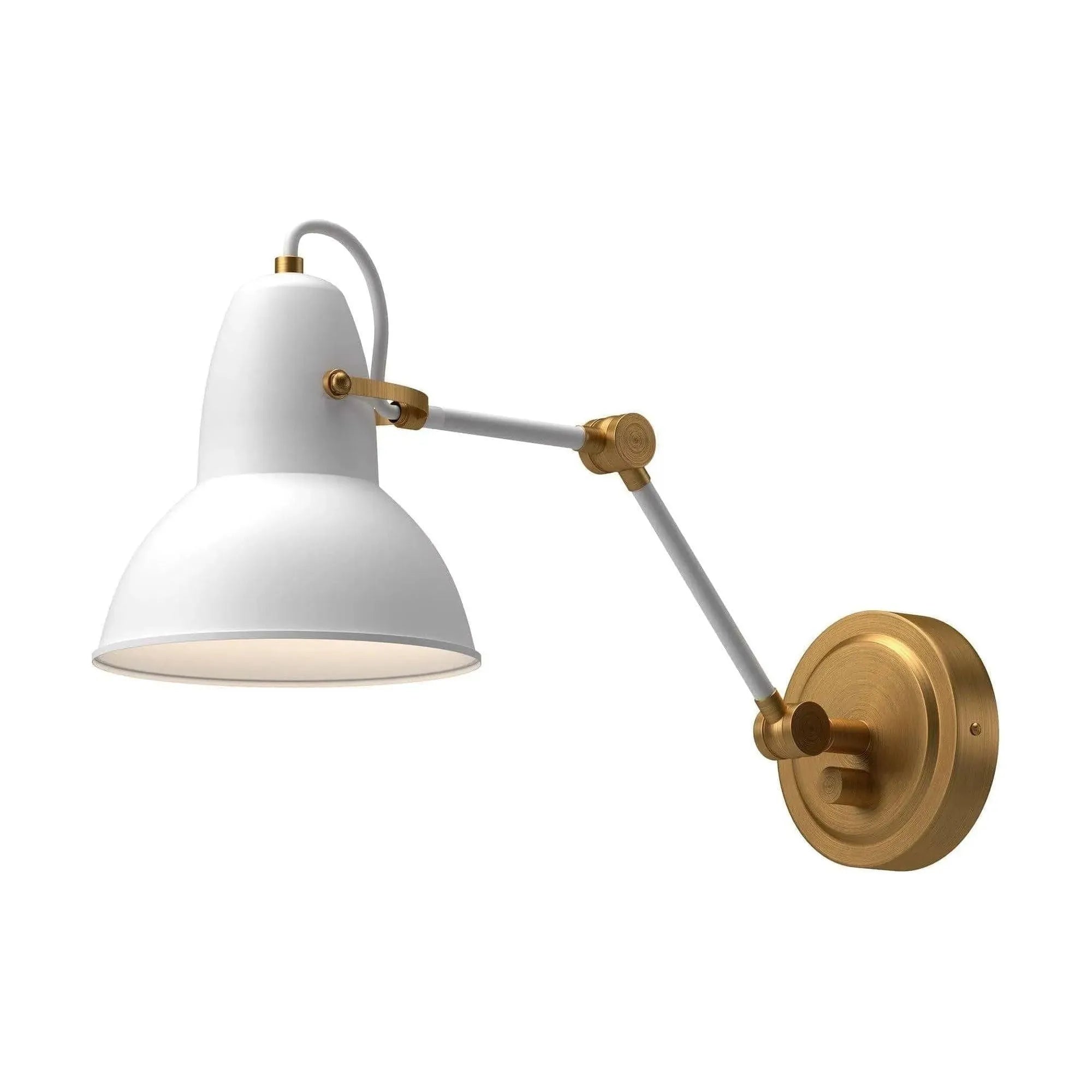 Alora Lighting - Felix Wall Sconce - WV576027WHAG | Montreal Lighting & Hardware
