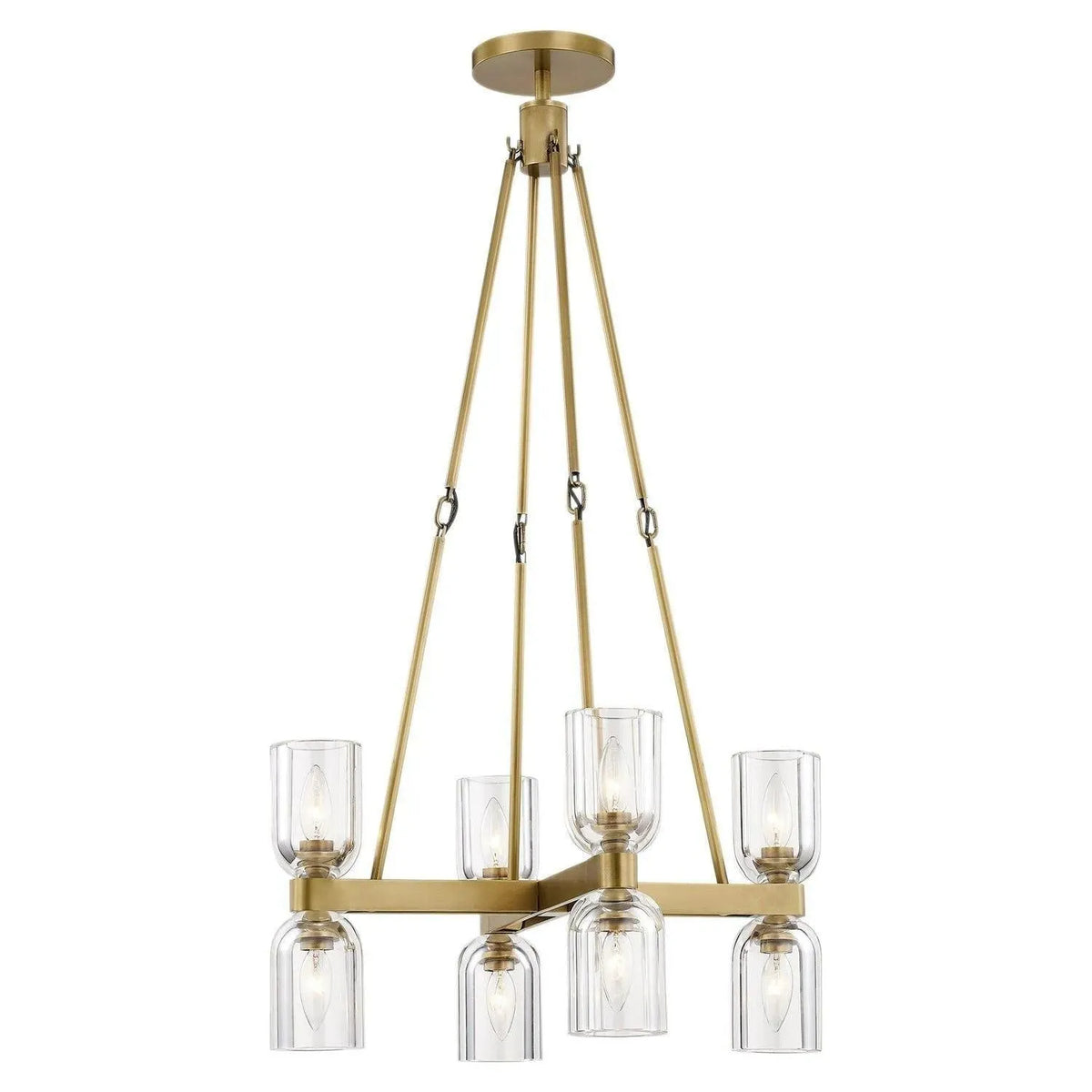 Alora Lighting - Lucian Up/Down Chandelier - CH338822VBCC | Montreal Lighting & Hardware