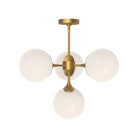 Alora Lighting - Nouveau Chandelier - CH505426AGOP | Montreal Lighting & Hardware