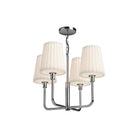 Alora Lighting - Plisse Chandelier - CH628423CHOP | Montreal Lighting & Hardware