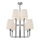 Alora Lighting - Plisse Chandelier - CH628830CHOP | Montreal Lighting & Hardware
