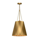 Alora Lighting - Plisse Pendant - PD528116AG | Montreal Lighting & Hardware