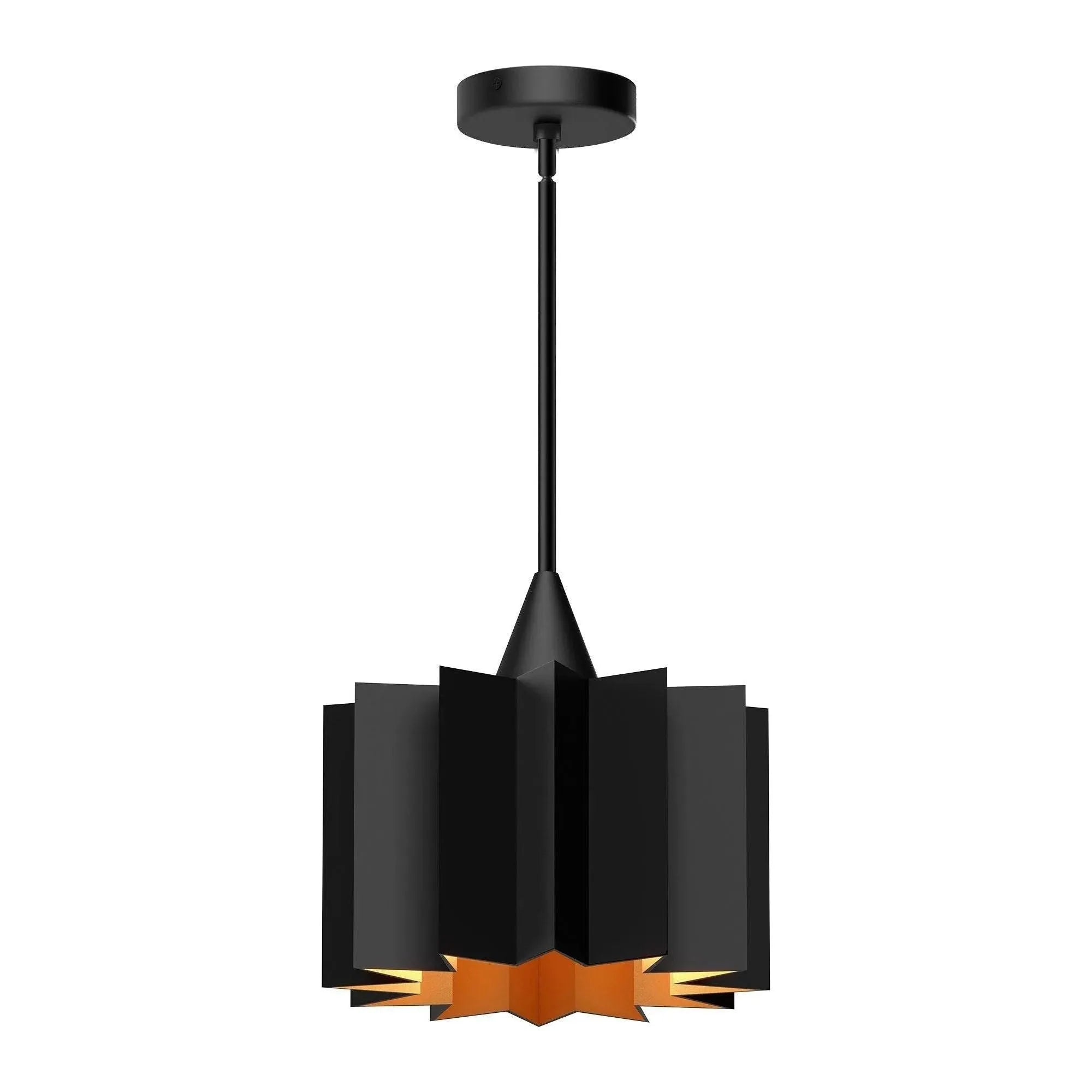 Alora Lighting - Plisse Round Pendant - PD528412AG | Montreal Lighting & Hardware